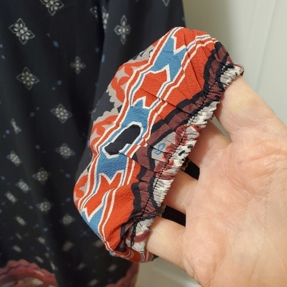 Flying Tomato Colorful Print dress Size Medium - Picture 3 of 6